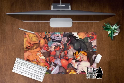 Pile of Baras - 70x40cm Desk Mat by Zourik